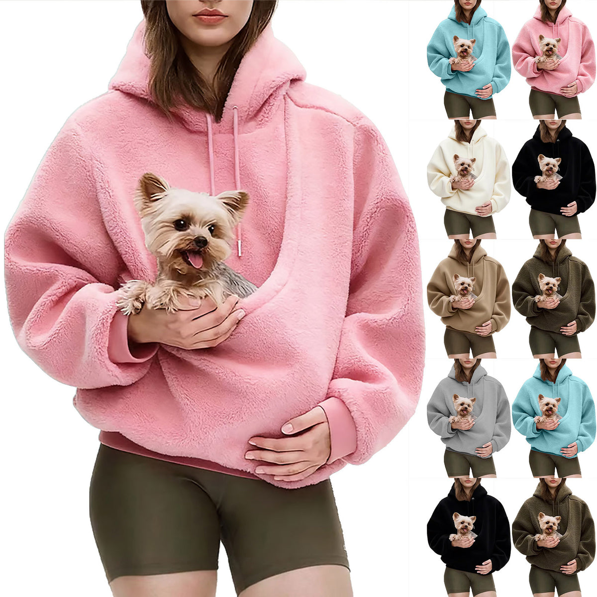 Kangaroo Pouch Pet Carrier Hoodie (for you)