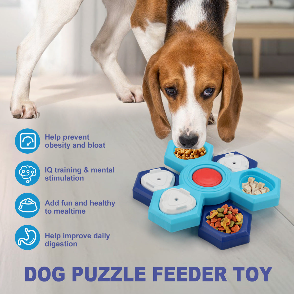 4-Layer Puzzle Slow Feeder