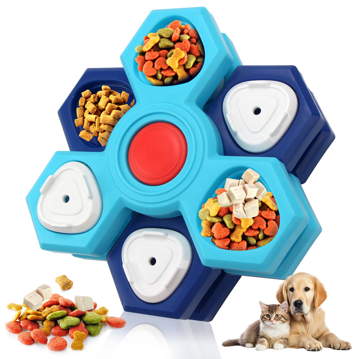 4-Layer Puzzle Slow Feeder