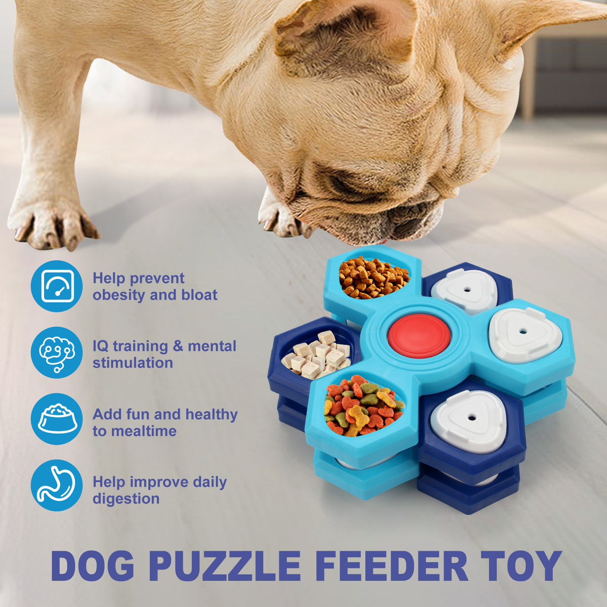 4-Layer Puzzle Slow Feeder