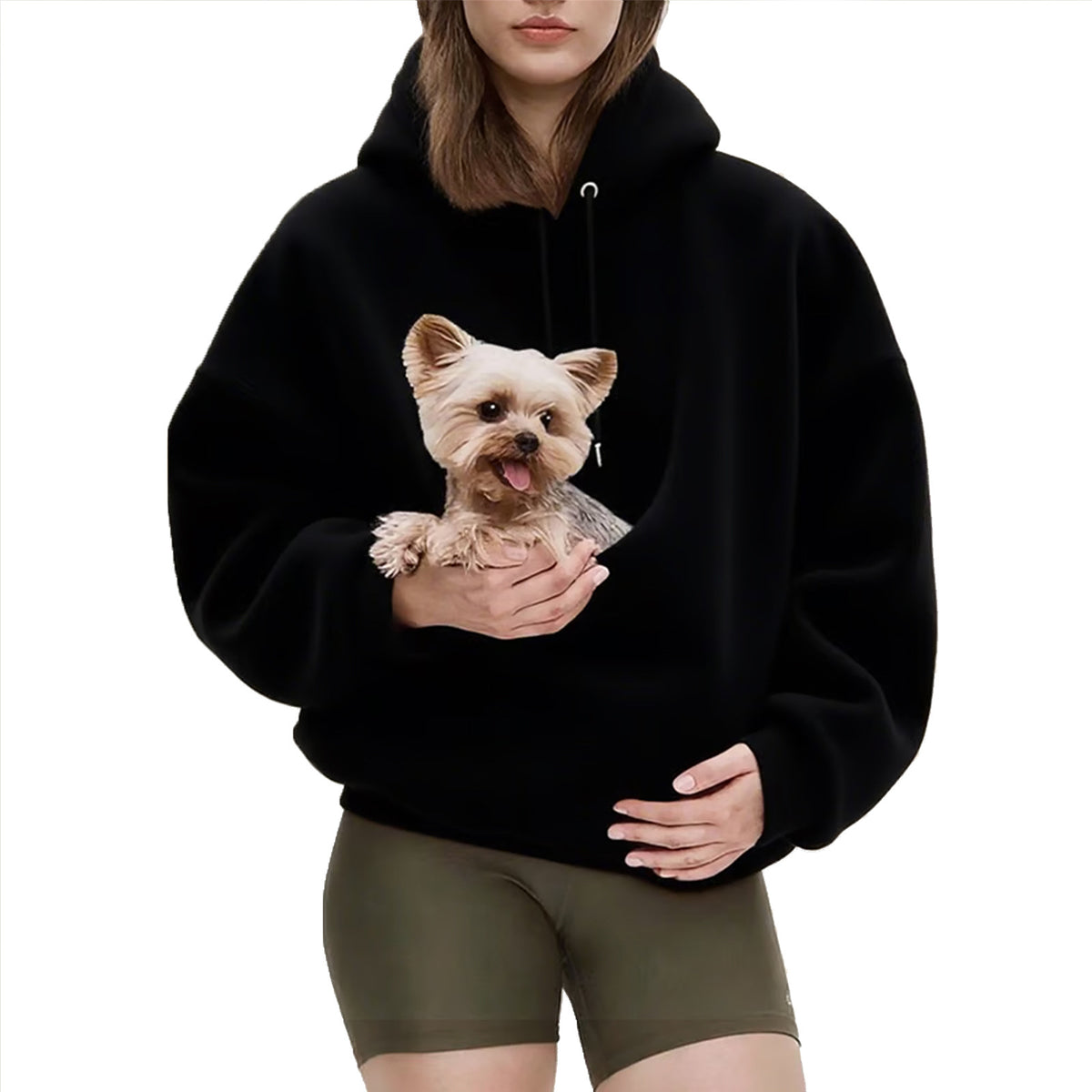 Kangaroo Pouch Pet Carrier Hoodie (for you)