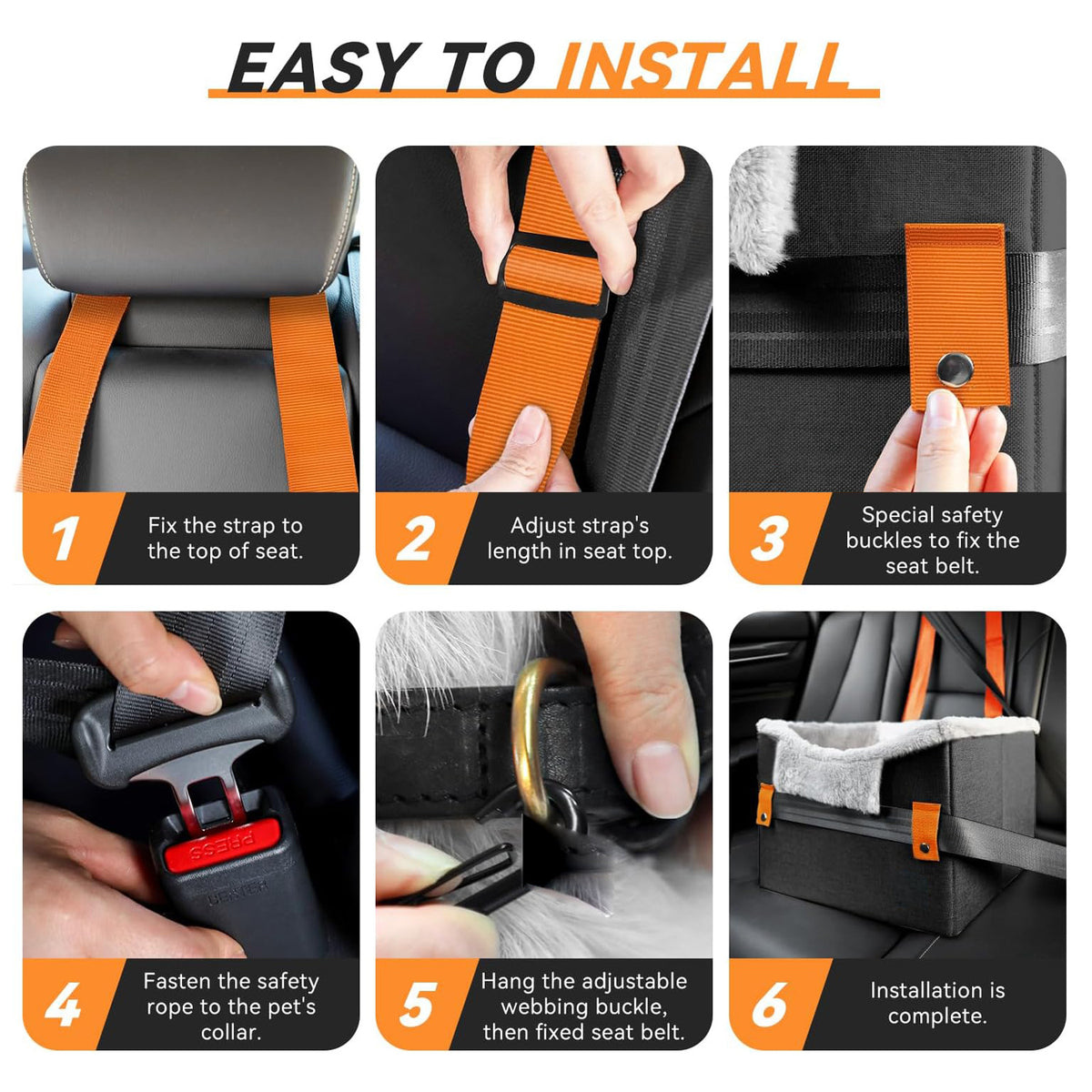 Small Dog Car Booster Seat