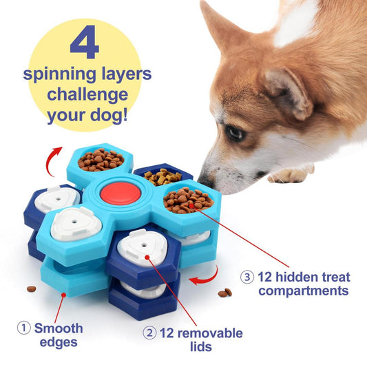 4-Layer Puzzle Slow Feeder